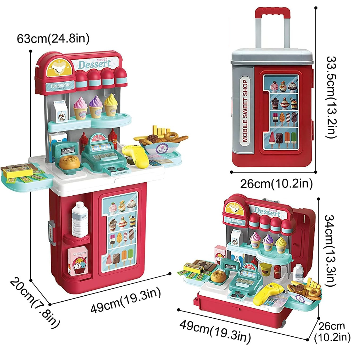 Mini Heladería Maleta