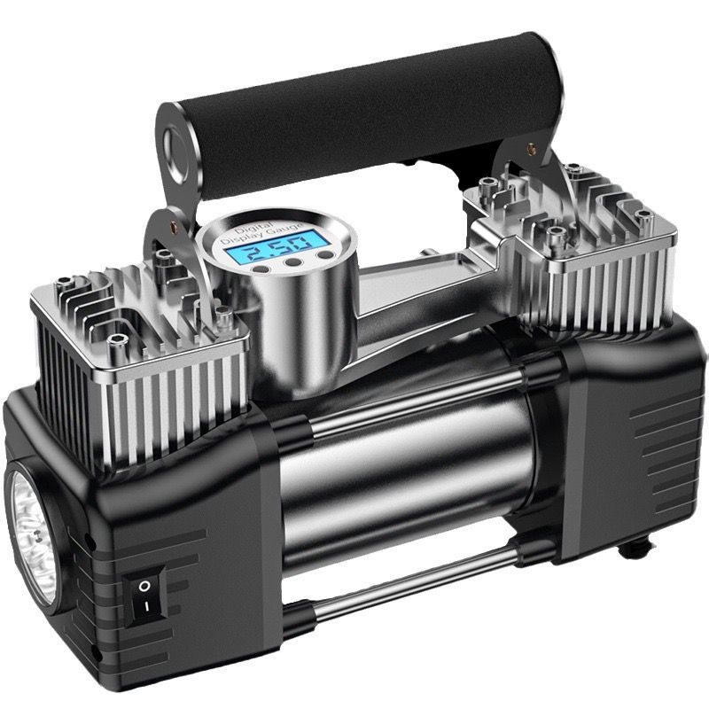 Caja Compresor Aire De Doble Cilindro