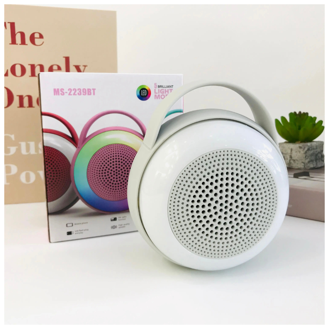 Altavoz Bluetooth Redonda RGB Plus