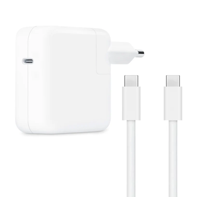 Cargador Compatible con Macbook Pro USB-C 61W + Cable USB-C a USB-C 2 metros